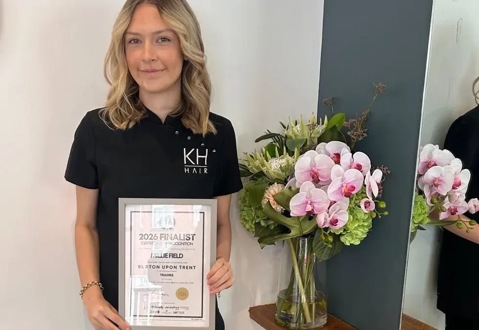 Tutbury apprentice through to UK final of top hair and beauty awards